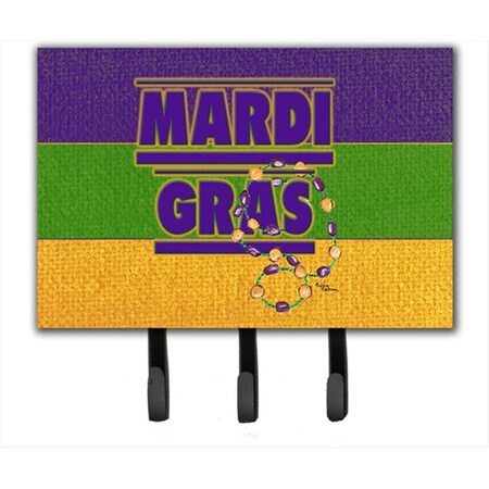Carolines Treasures 6 x 9 In. Mardi Gras Leash or Key Holder 8388TH68